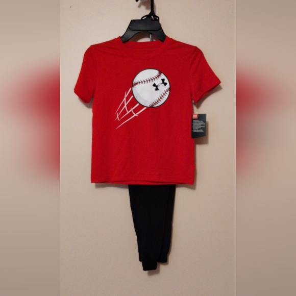 Under Armour Shirt/Pants Set, Sizes 5 - Picture 1 of 3